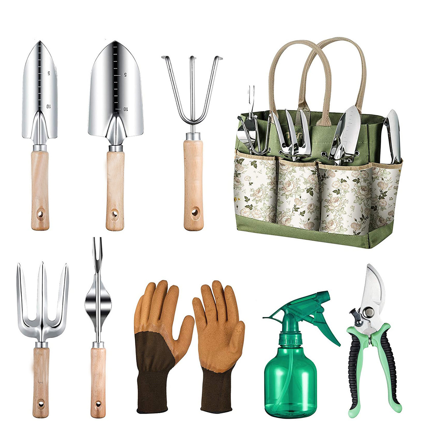 Gardening Tools Gloves - 튼튼한 스테인레스 스틸 손 도구 세트가