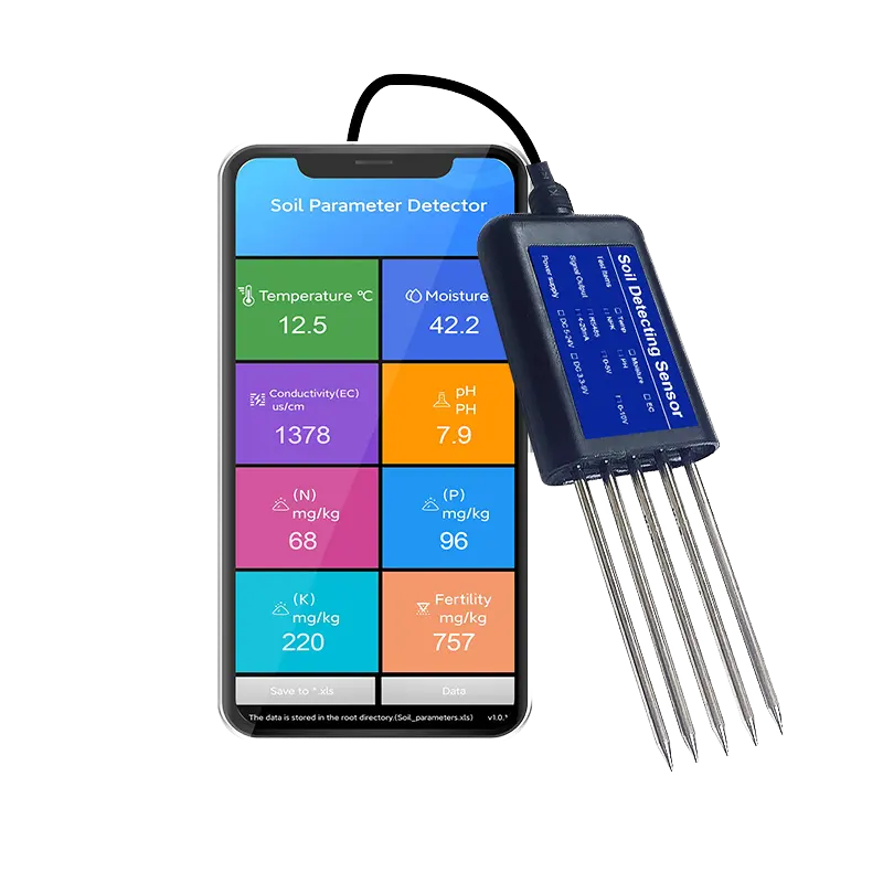 Moisture Meter Plant - 2026 TR-300 8-in-1 토양 수분 측정기