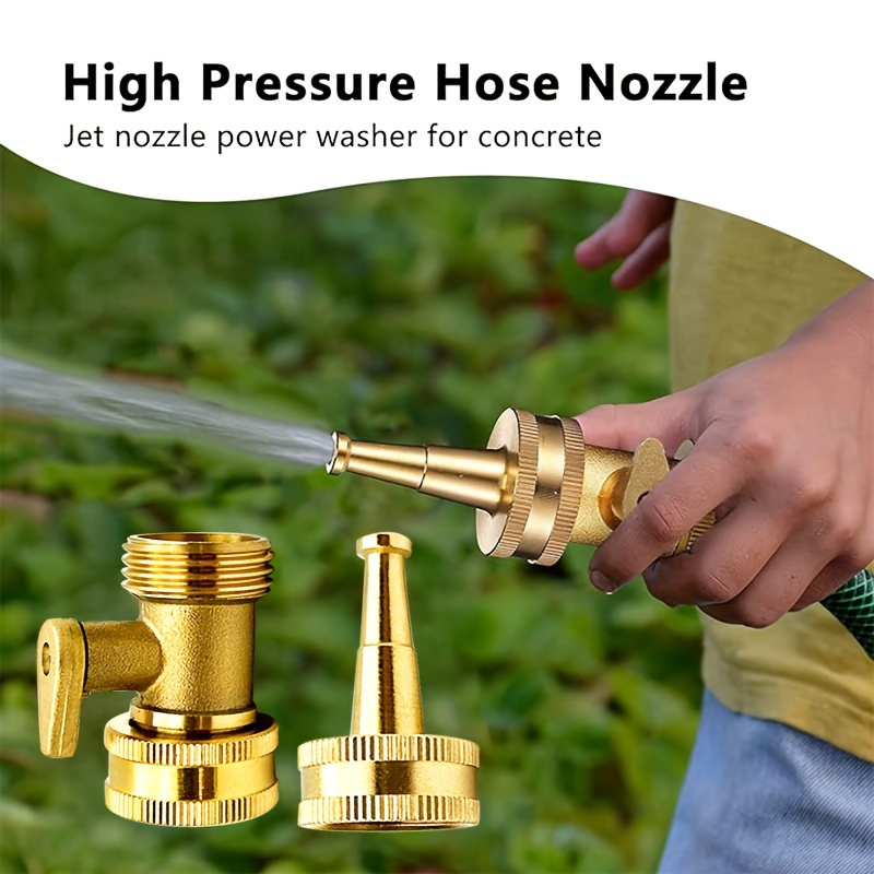 Garden Hose Nozzle - 2개/세트 황동 정원 호스 노즐-내구성 있는