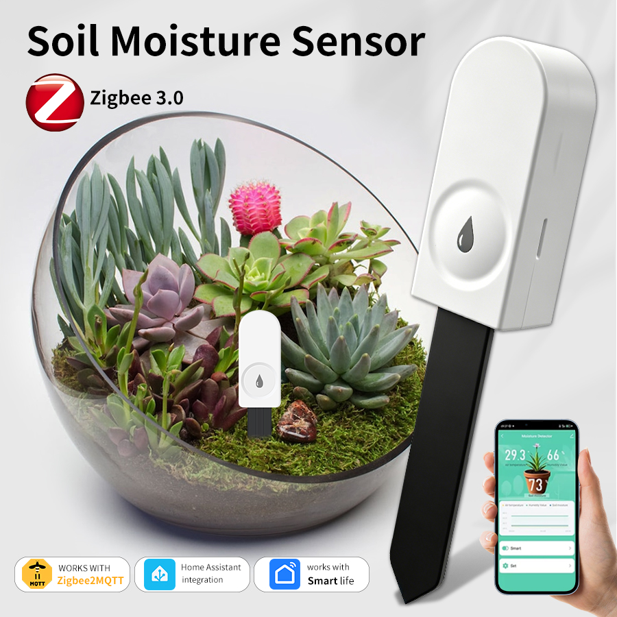 Moisture Meter Plant - 스마트 지그비 토양 수분 센서 온도