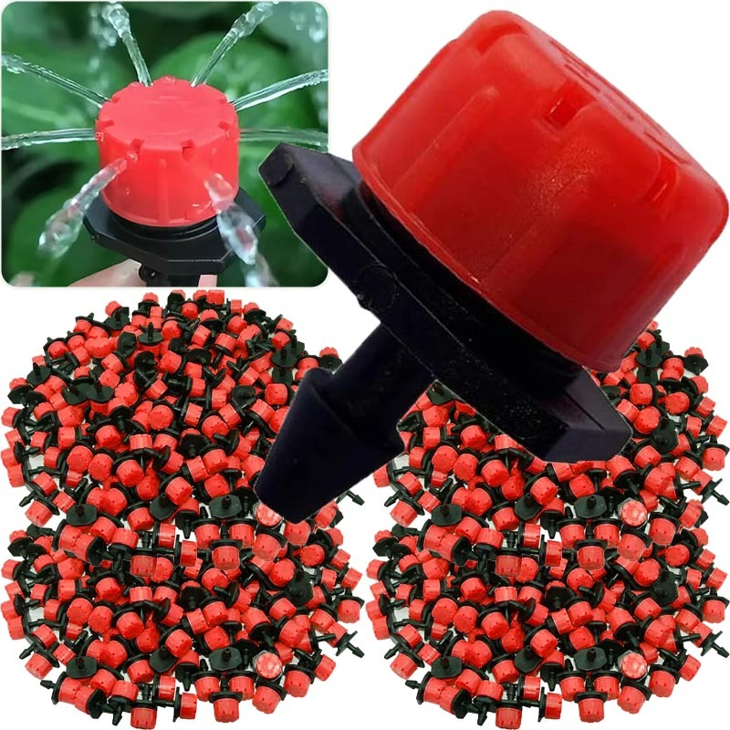 Garden Hose Nozzle - 30/300개 8홀 리틀 레드 라이딩 후드