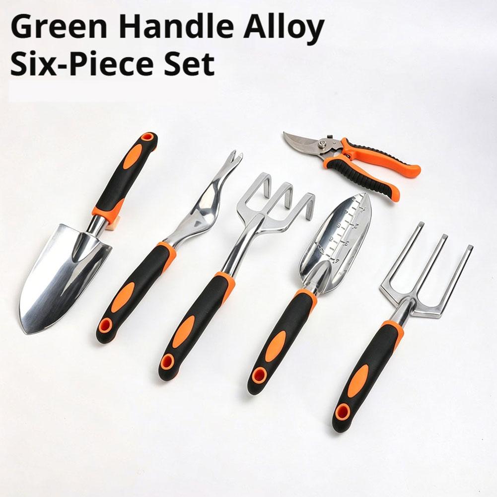 Garden Hand Trowel - 3/5/6pcs 정원 도구 세트 인체공학적 손잡이