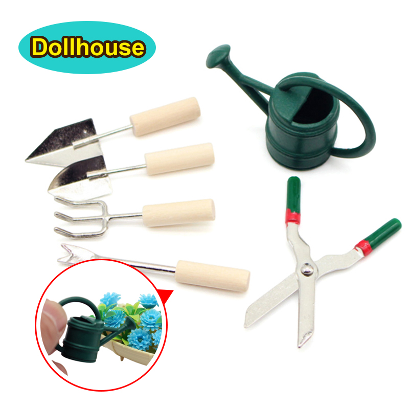 Gardening Tool - 1/12 인형집 시뮬레이션 물뿌리개 삽 가위