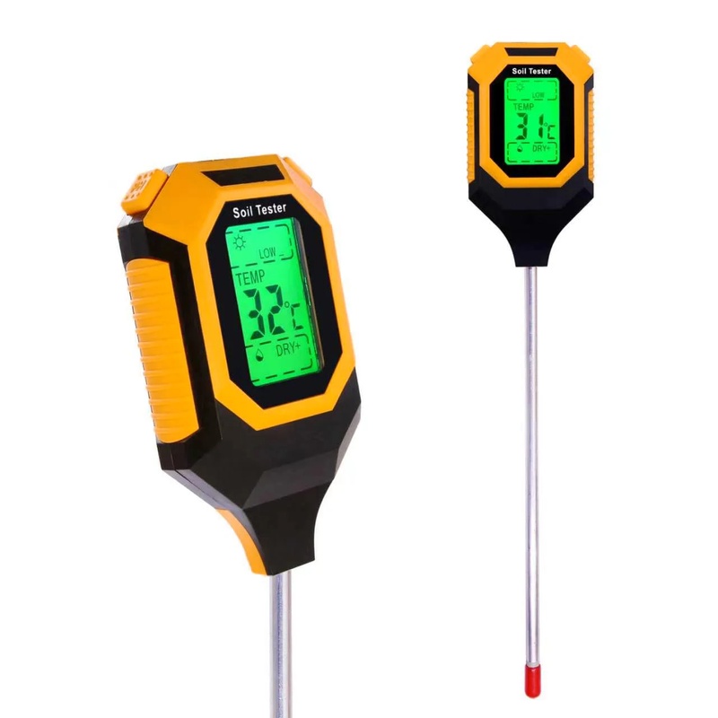Moisture Meter Plant - 4-in-1 토양 테스터, pH, 온도 및
