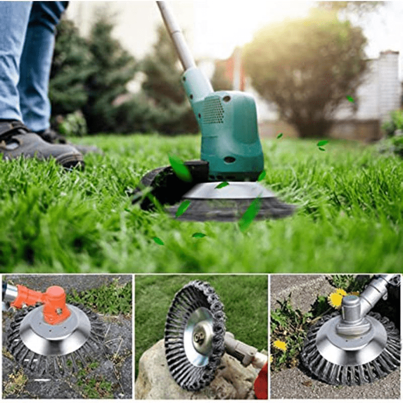 스틸 와이어 제초용 정원 잡초 제거 휠 도구 녹 제거  - Gardening Tools For Weeds 리뷰 및 가격