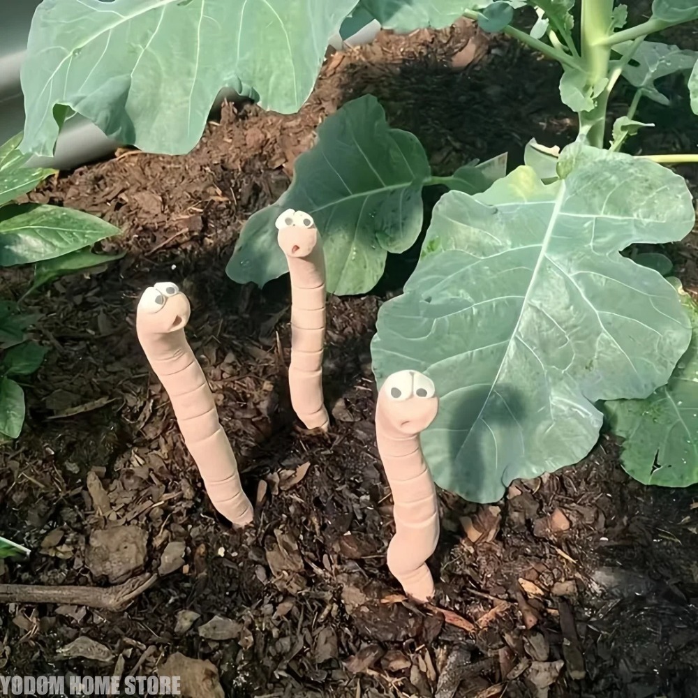 화분용 식물 습도계, 배터리 필요 없는 귀여운 지렁이  - Moisture Meter Plant 리뷰 및 가격