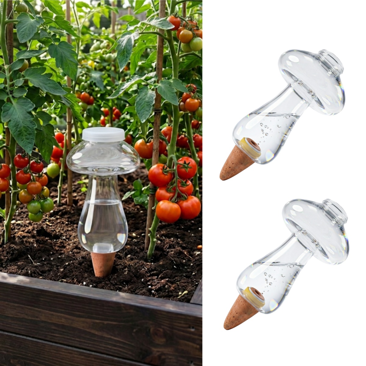 300ml 실내 식물용 자동 급수 글로브, 플라스틱 물 - Self-Watering Planter 리뷰 및 가격