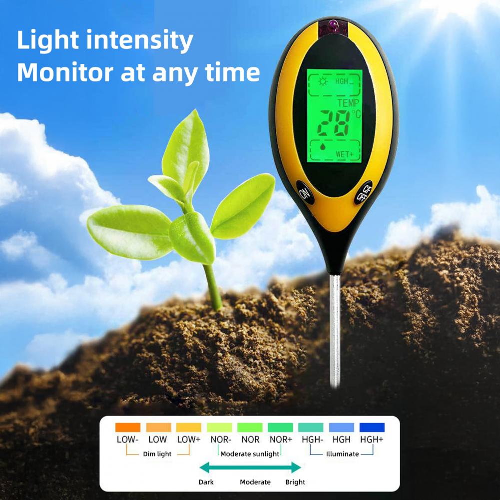 식물 성장 모니터 4-in-1 토양 테스터 키트(디지털 - Moisture Meter Plant 리뷰 및 가격