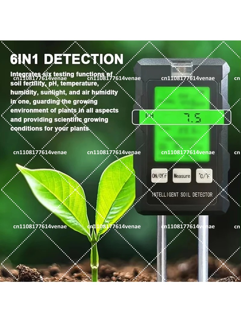 6-in-1 토양 테스트 키트, 정원 식물용 pH 수분 - Moisture Meter Plant 리뷰 및 가격