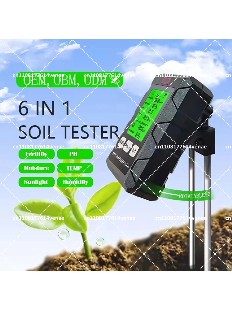 6-in-1 토양 테스트 키트, 정원 식물용 pH 수분 - Moisture Meter Plant 리뷰 및 가격