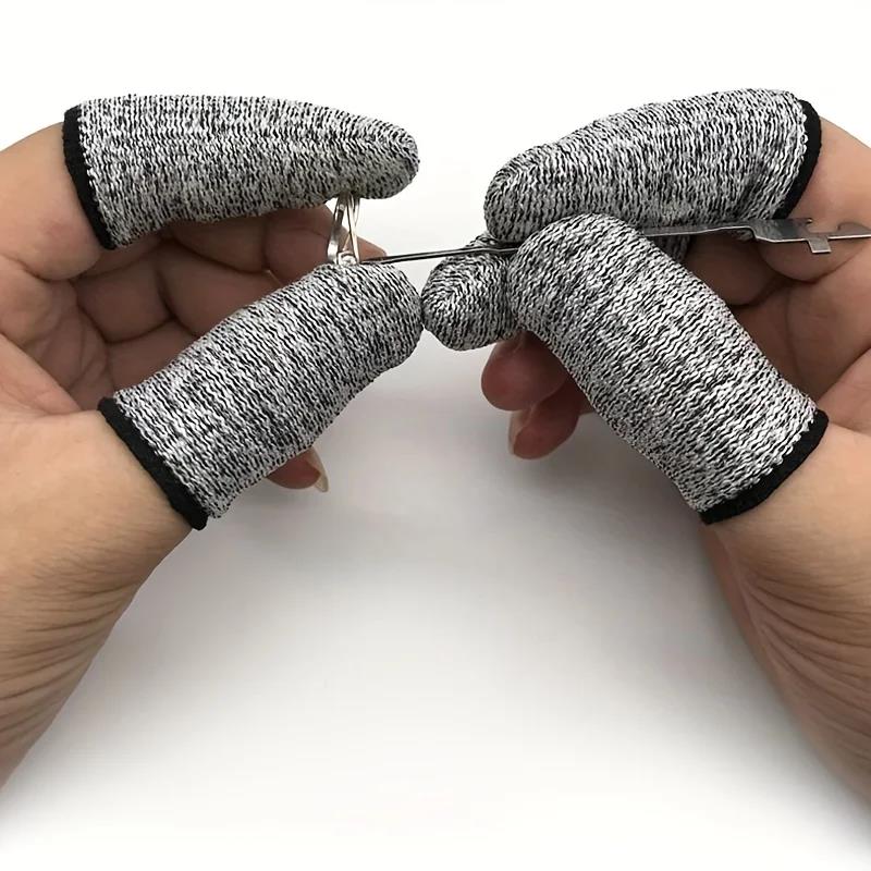 5단계 고성능 절단 방지 섬유 5쌍 손가락 보호대 엄지 - Gardening Tools Gloves 리뷰 및 가격