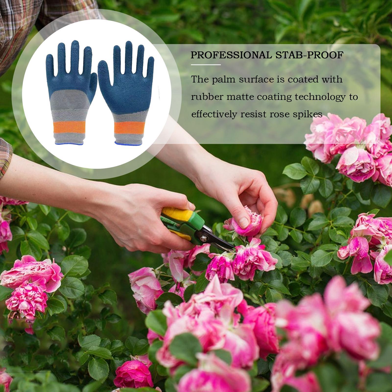 1 쌍의 원예 장갑 고무 방수 원예 장갑 야채 꽃 식물 - Gardening Tools Gloves 리뷰 및 가격