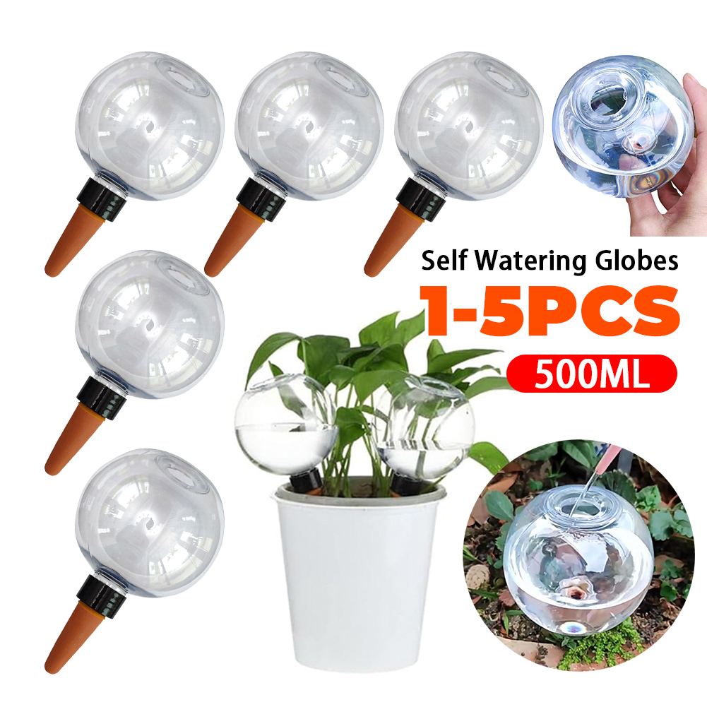 1/5Pcs 다기능 휴대용 급수 장치 자동 급수 글로브 - Self-Watering Planter 리뷰 및 가격
