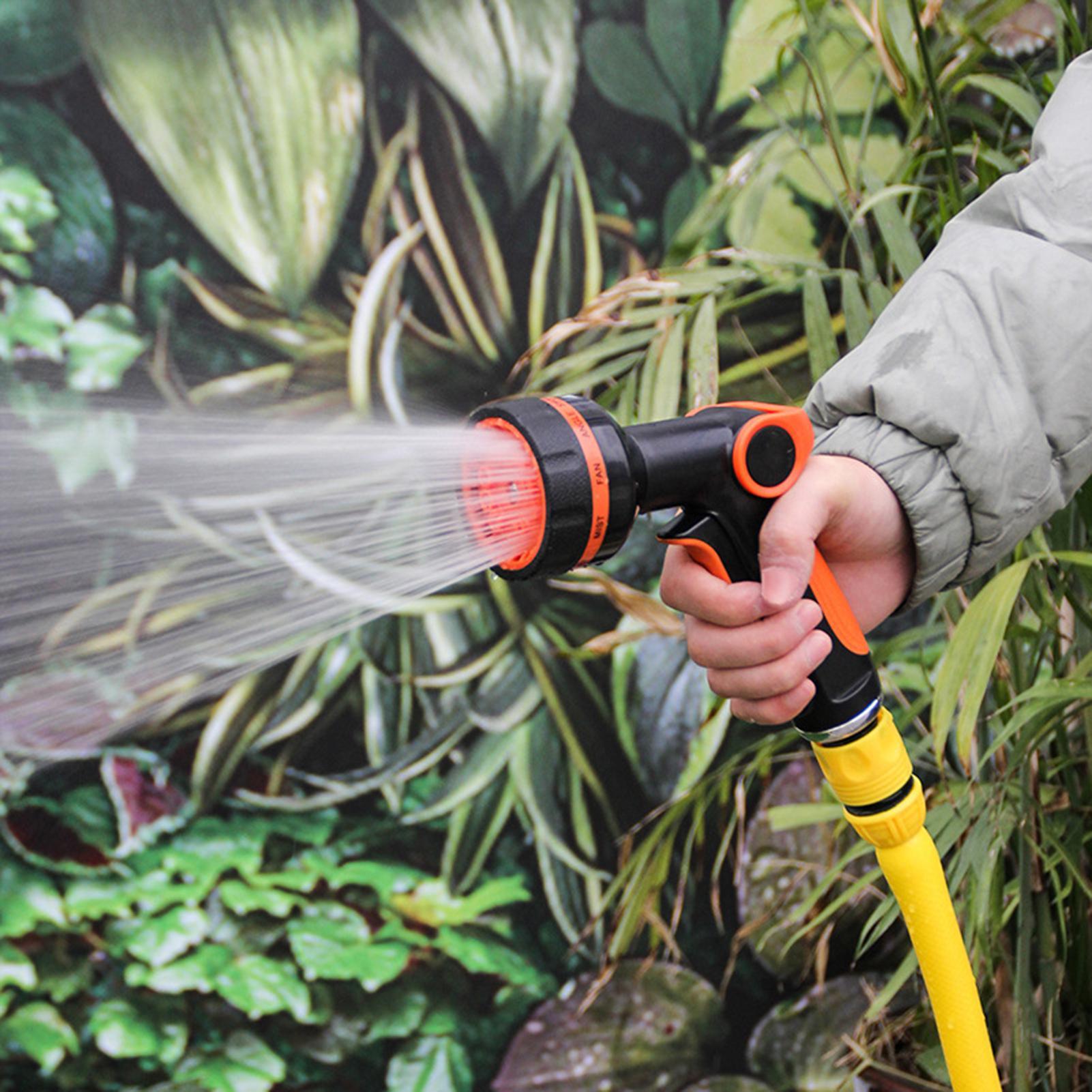 세차 호스 노즐 5가지 물 분사 패턴 어댑터 고압 야외 - Garden Hose Nozzle 리뷰 및 가격