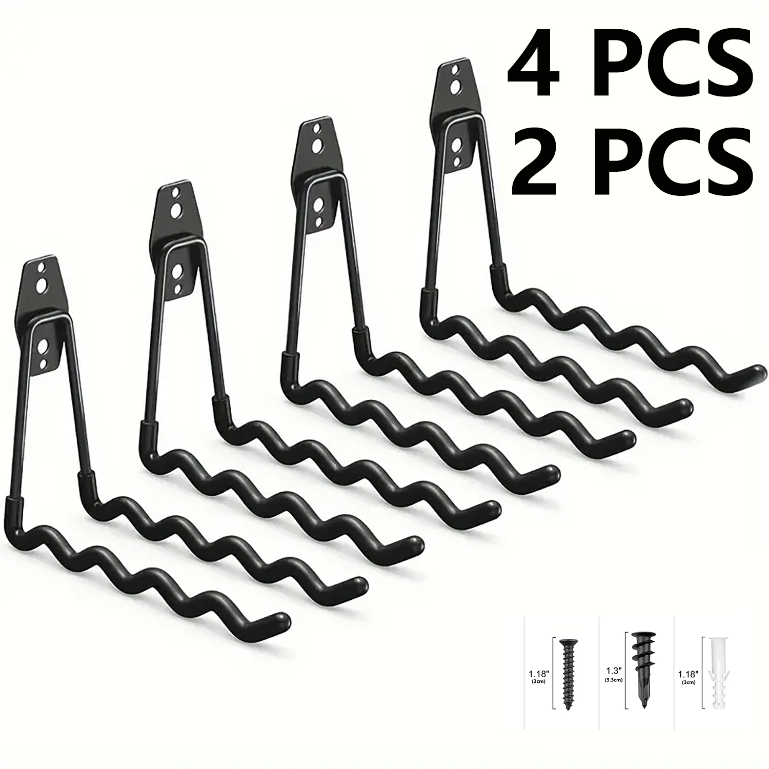 2개/4개 세트 고강도 금속 차고용 후크, 사다리, 원 - Gardening Tools Required 리뷰 및 가격