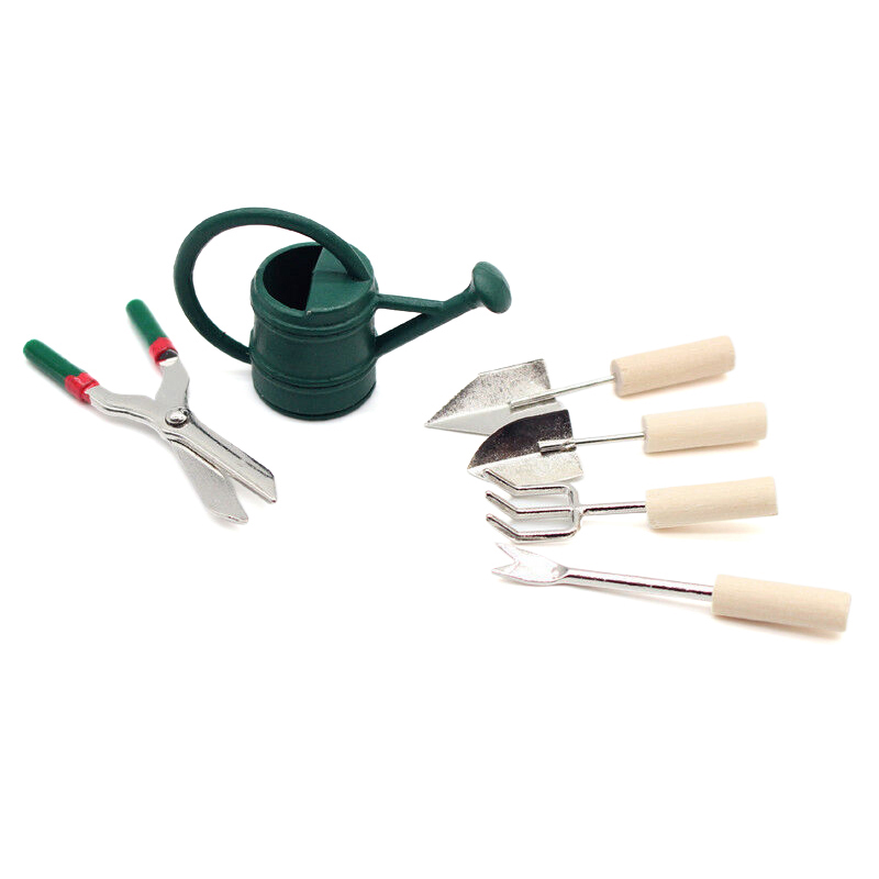 1/12 인형집 시뮬레이션 물뿌리개 삽 가위 세트 인형 - Gardening Tool 리뷰 및 가격