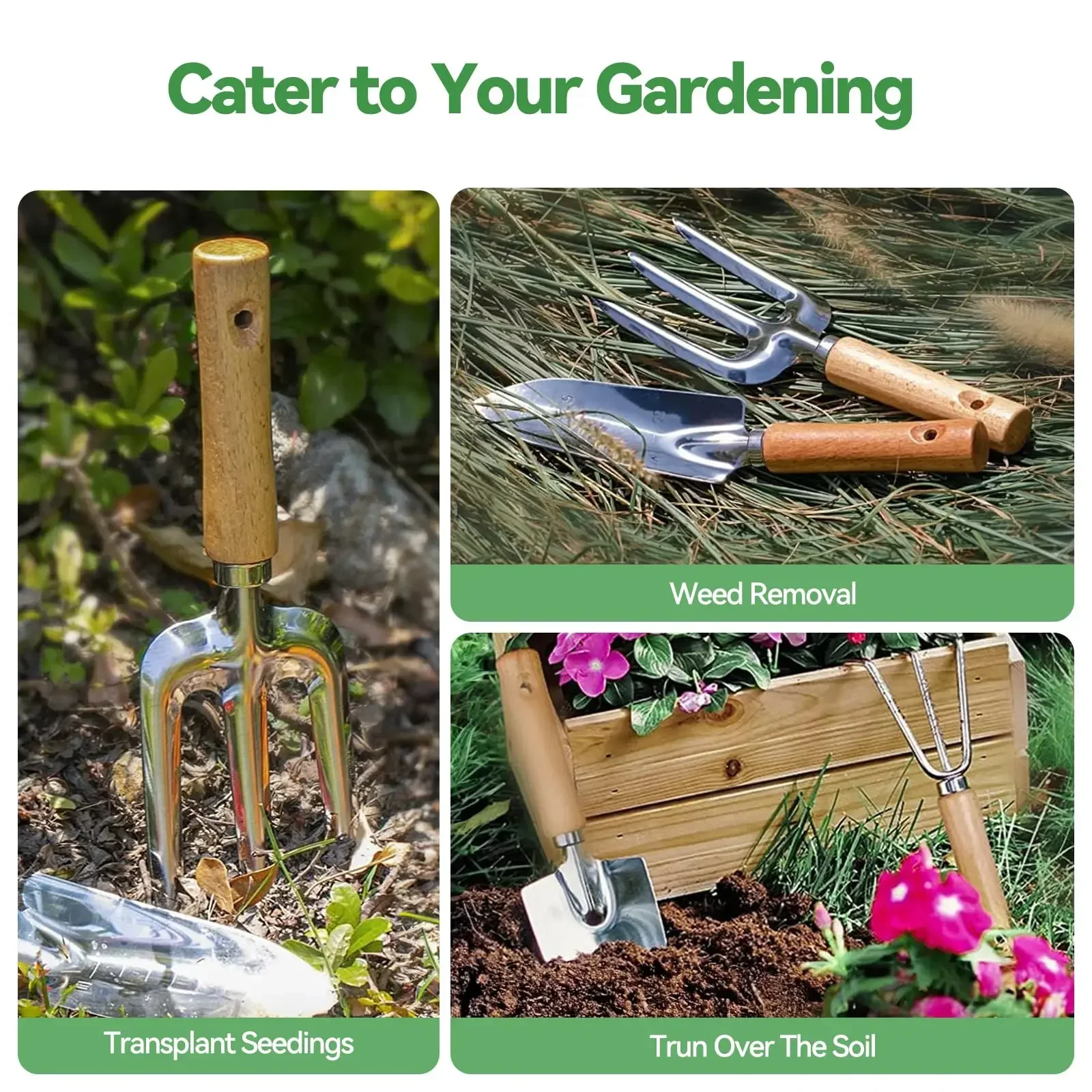 원예 도구 9피스 헤비 듀티 원예 핸드 툴 내구성 주최 - Gardening Tools Gloves 리뷰 및 가격