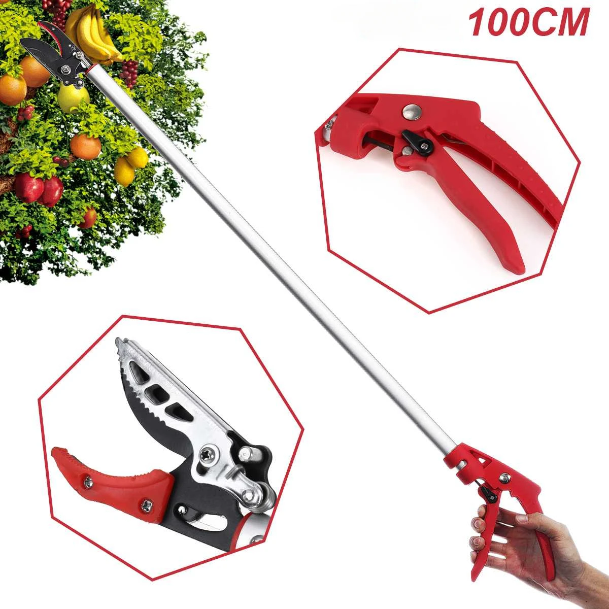 롱 그립 정원 나무 전정 가위, 높은 가지 전정 도구  - Harvest Knife Garden 리뷰 및 가격