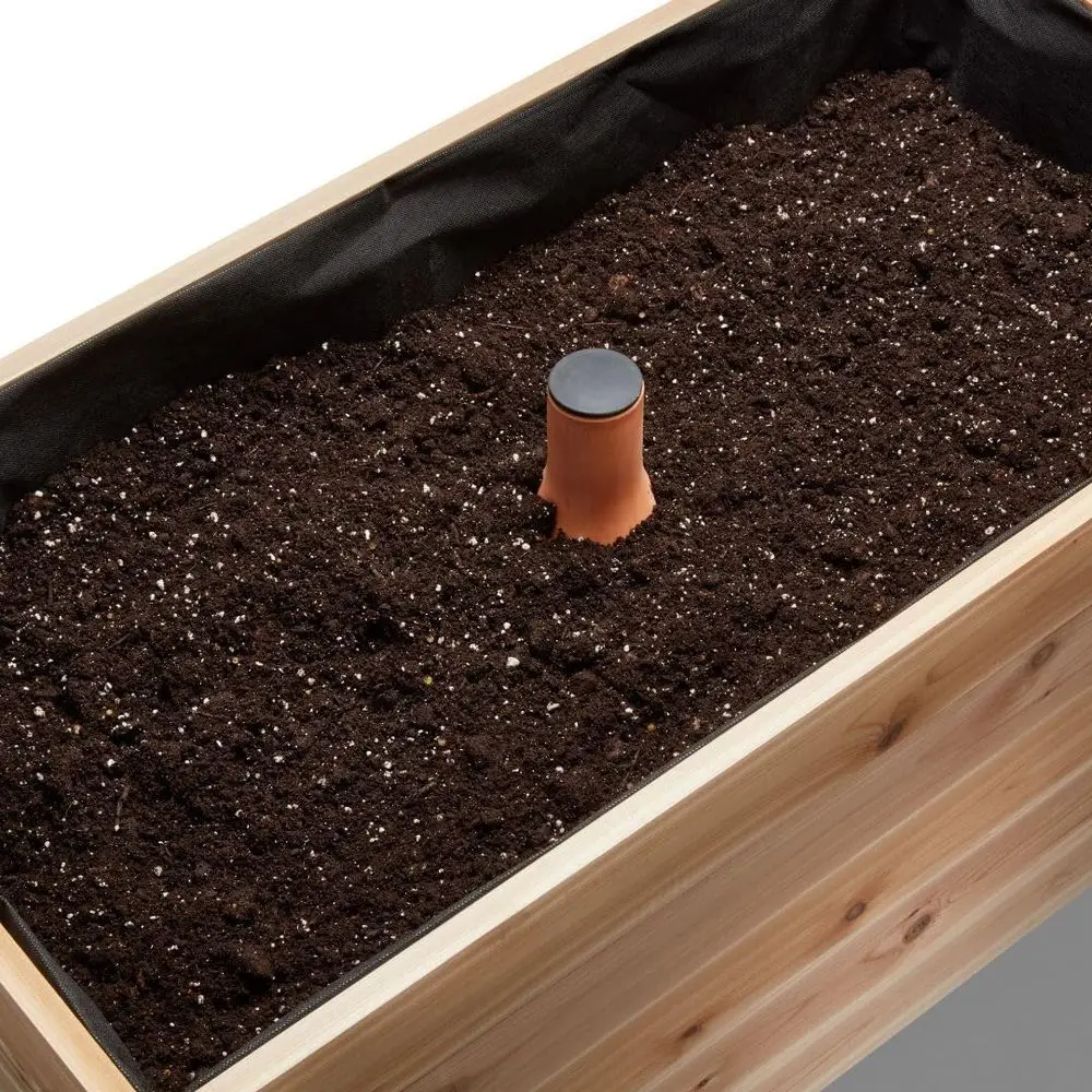 중간 크기의 높이형 정원 화단 및 화분용 자가 급수 세 - Self-Watering Planter 리뷰 및 가격