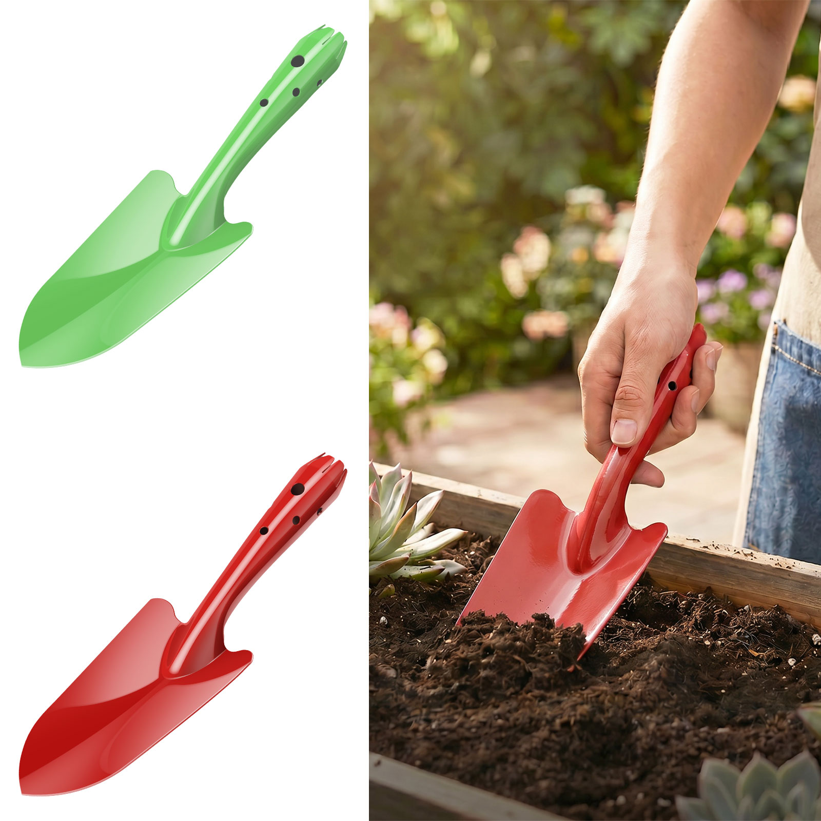 정원용 삽 녹 방지 금속 정원용 손삽 작은 원예 도구  - Garden Hand Trowel 리뷰 및 가격