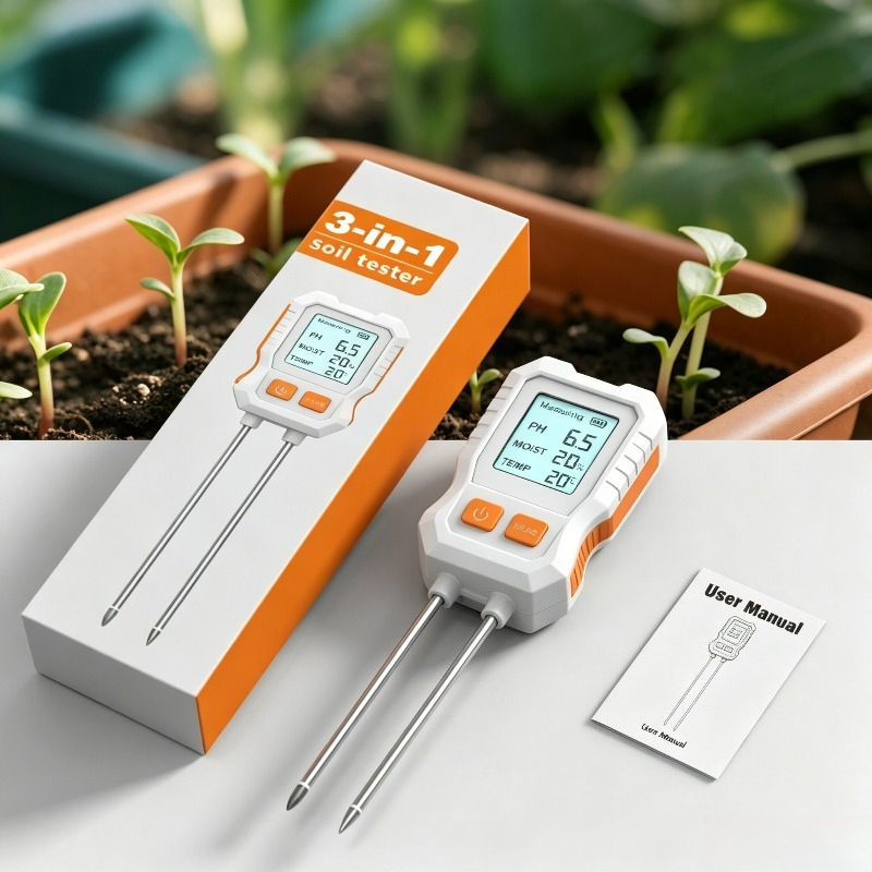 3-in-1 디지털 토양 테스터(듀얼 프로브 포함),  - Moisture Meter Plant 리뷰 및 가격