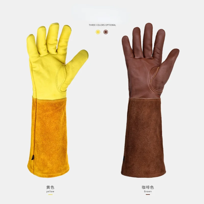 1 쌍 헤비 듀티 원예 장미 가지 치기 건틀릿 장갑 가 - Gardening Tools Gloves 리뷰 및 가격