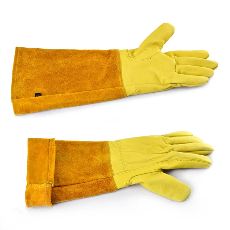 1 쌍 헤비 듀티 원예 장미 가지 치기 건틀릿 장갑 가 - Gardening Tools Gloves 리뷰 및 가격