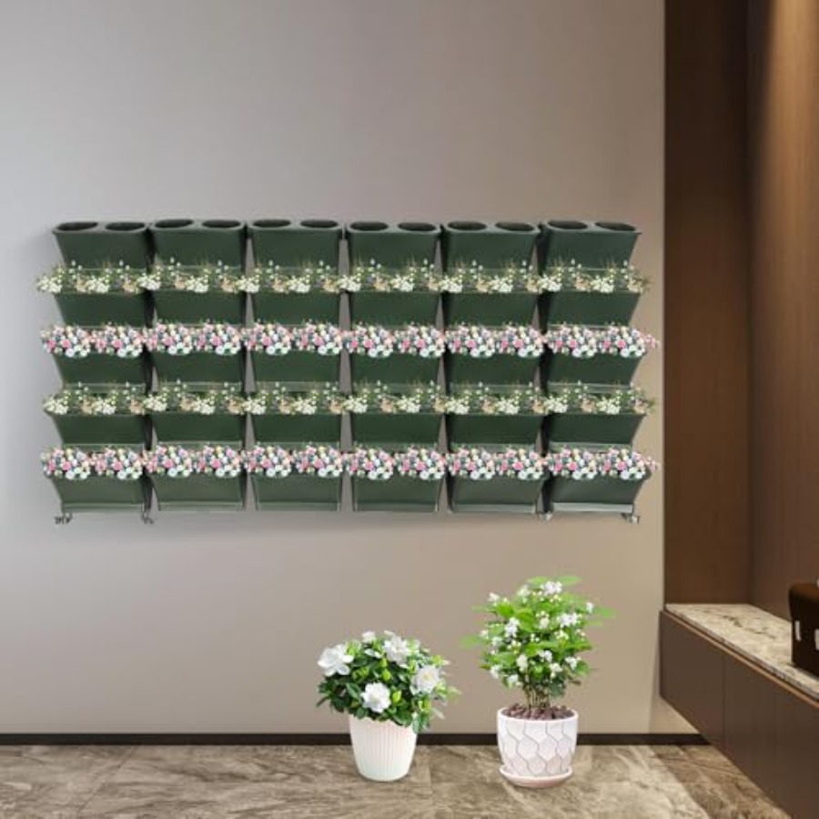 발코니 및 정원용 수직 벽걸이 화분, 내구성 있는 원단 - Self-Watering Planter 리뷰 및 가격