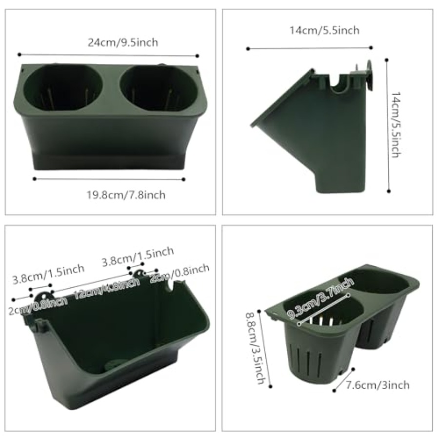 발코니 및 정원용 수직 벽걸이 화분, 내구성 있는 원단 - Self-Watering Planter 리뷰 및 가격