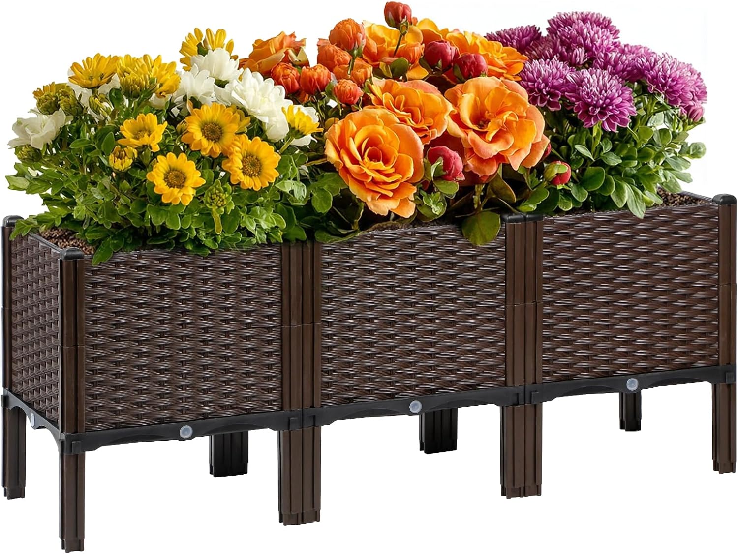 야외 정원용 라탄 화분, 내추럴 색상, 자가 급수 및  - Self-Watering Planter 리뷰 및 가격
