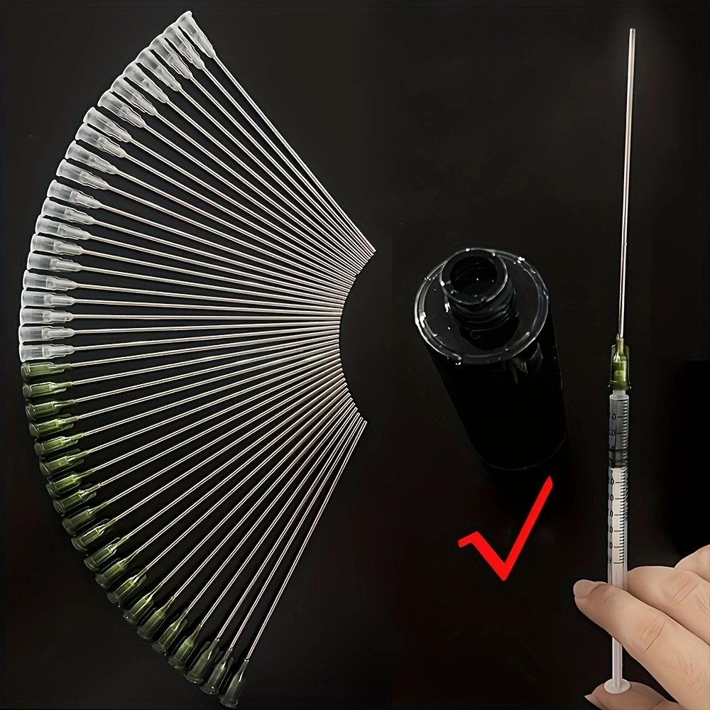 긴 블런트 팁 디스펜싱 니들, 잉크 리필, 실험 시약, - Gardening Tool 리뷰 및 가격