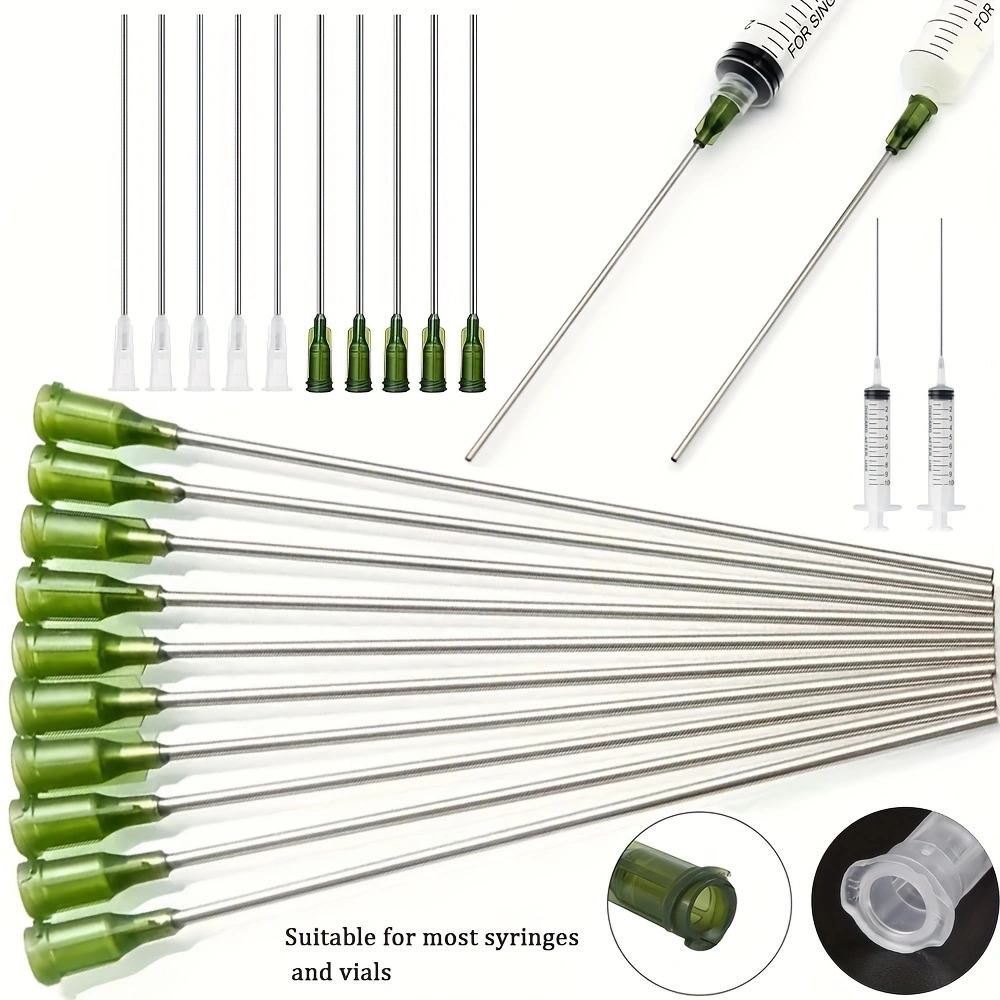 긴 블런트 팁 디스펜싱 니들, 잉크 리필, 실험 시약, - Gardening Tool 리뷰 및 가격